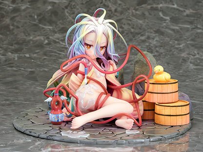 Nema igre bez života PVC STATUP 1/7 Shiro: Hot Spring Ver. 11 cm