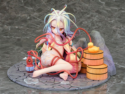 Nema igre bez života PVC STATUP 1/7 Shiro: Hot Spring Ver. 11 cm