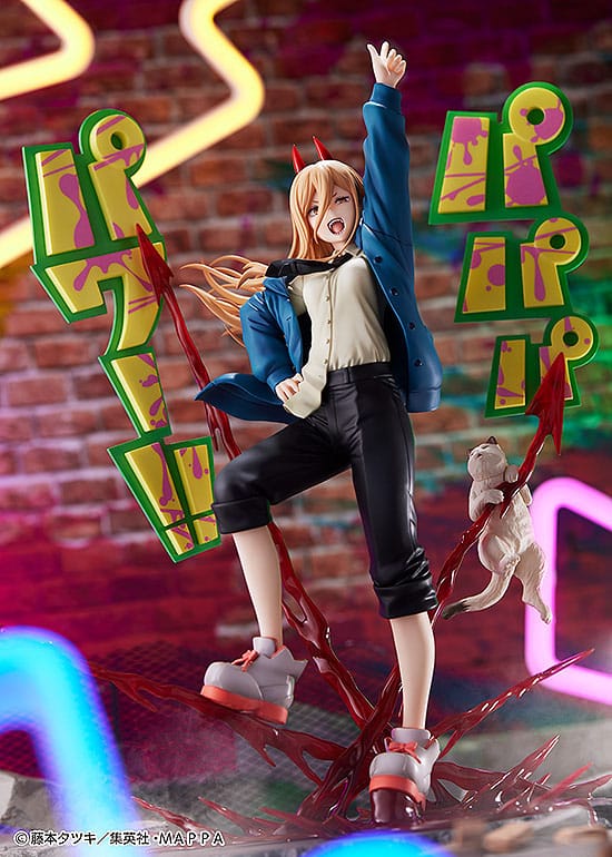 Chainsaw Man PVC heykeli 1/7 güç 31 cm