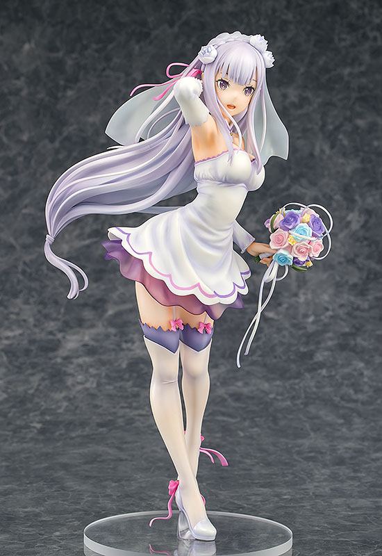 Re:ZERO -Starting Life in Another World- PVC Statue 1/7 Emilia Wedding Ver. 25 cm