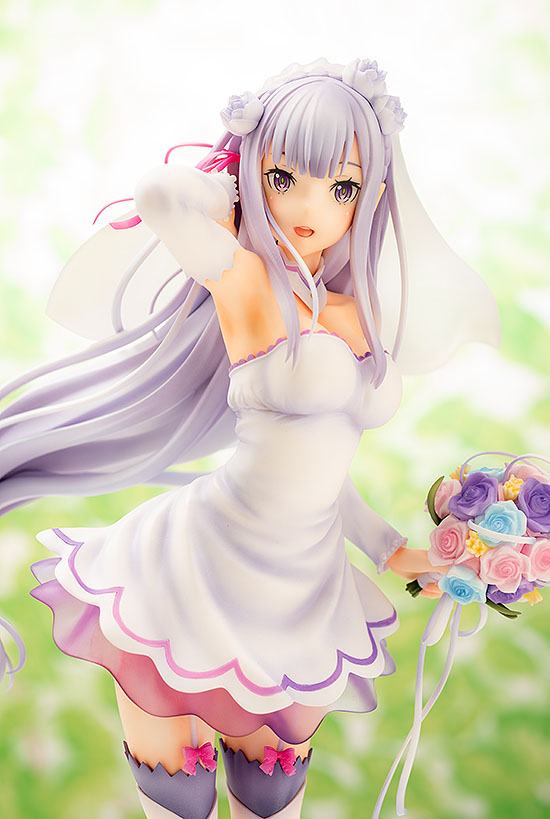 Re:ZERO -Starting Life in Another World- PVC Statue 1/7 Emilia Wedding Ver. 25 cm