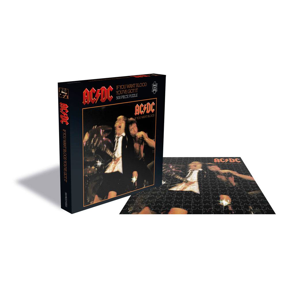 AC/DC Rock Saws Jigsaw Puzzle Si quieres sangre (500 piezas)