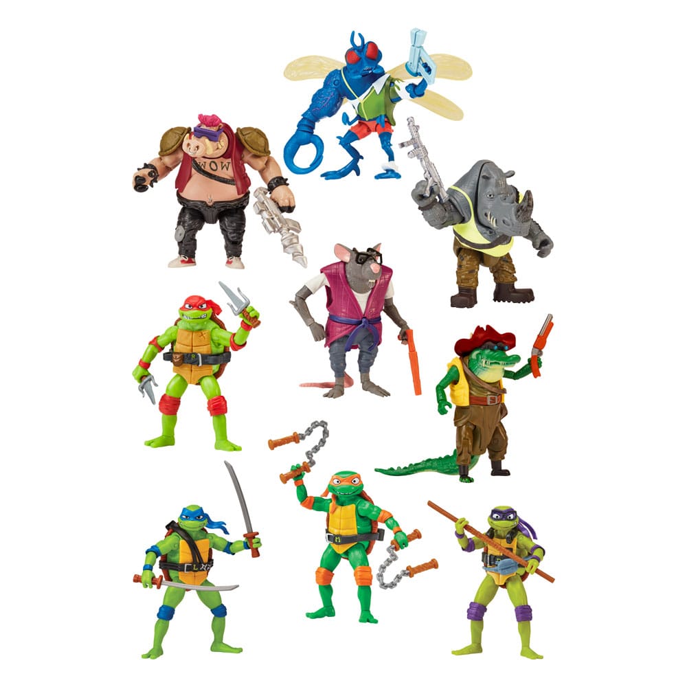 Teenage Mutant Ninja Turtles: Action Figures Mutant Mayhem 10 cm Assortimento Base (12)
