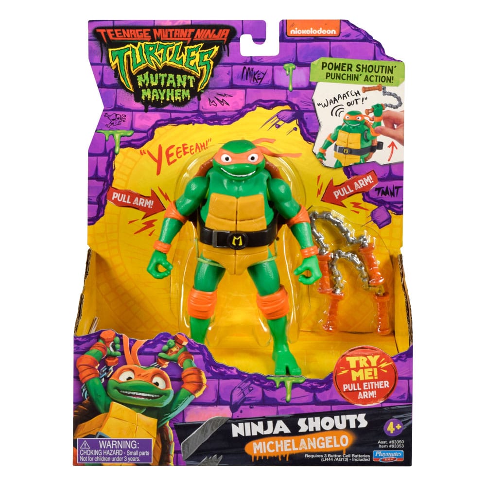 Teenage Mutant Ninja Kaplumbağalar: Mutant Mayhem Ninja Aksiyon Figürleri 15 cm Çeşitli (8)