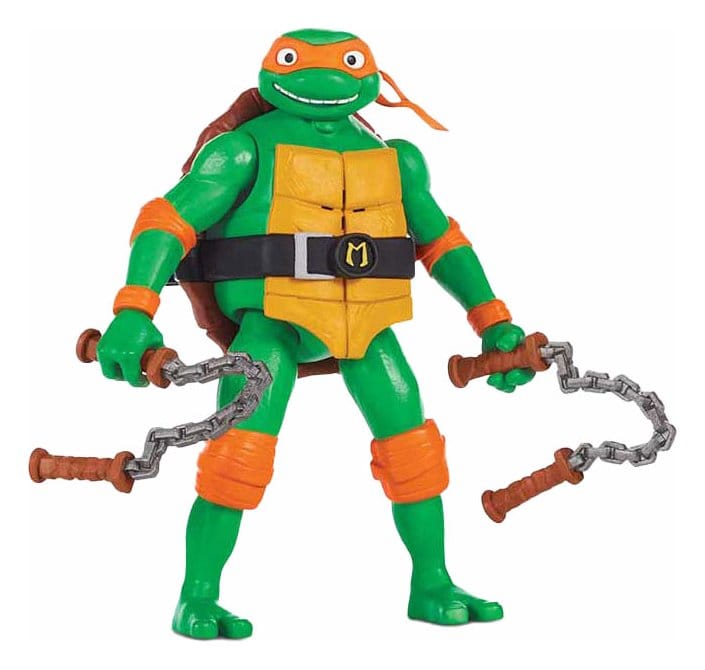 TMNT: Mutant Mayhem - Michelangelo Ninja Shouts 6 tommer actionfigur