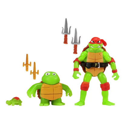 Teenage Mutant Ninja Turtles: Mutant Mayhem Actionfigur 3er-Pack Raphael Evolution 10 cm