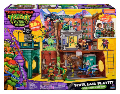Teenage Mutant Ninja Turtles : Mutant Mayhem Playset Sewer Lair Nouvelle version
