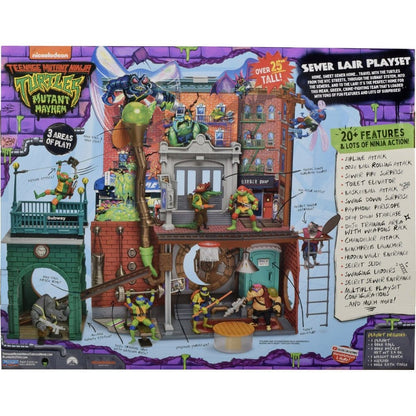 Teenage Mutant Ninja Turtles : Mutant Mayhem Playset Sewer Lair Nouvelle version