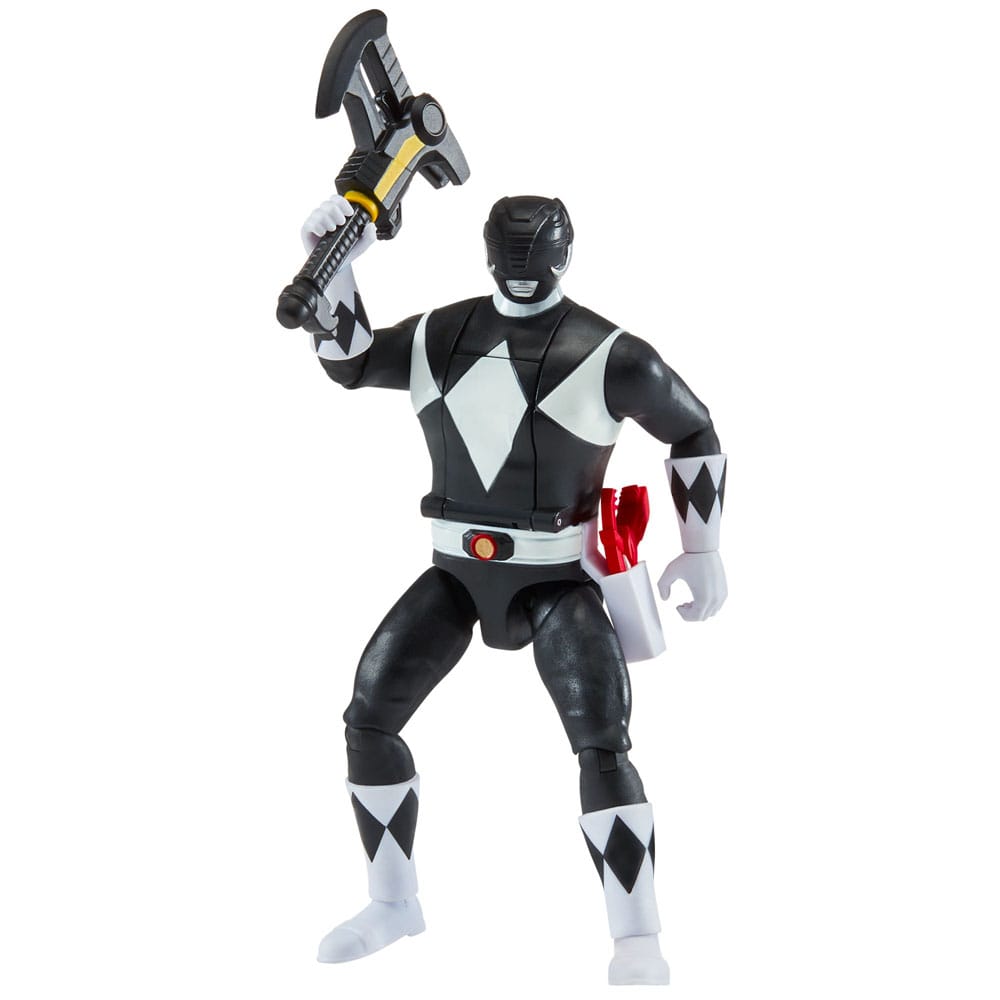 Mighty Morphin Power Rangers aksiyon figürü Auto-Morfin Black Ranger 12 cm