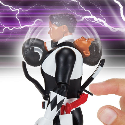 Mighty Morphin Power Rangers aksiyon figürü Auto-Morfin Black Ranger 12 cm