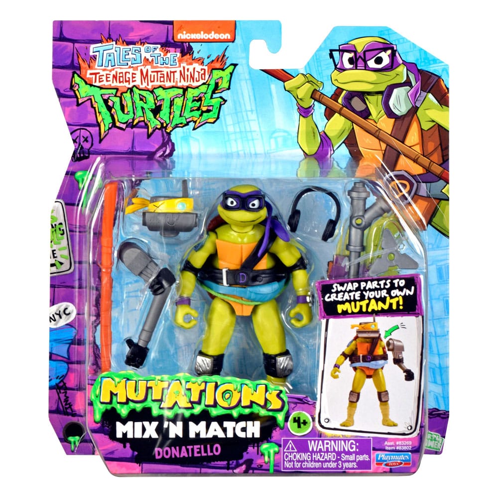 Tales of the Teenage Mutant Ninja Turtles Mix 'n Match actiefiguur Donatello 12 cm