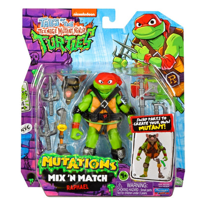 Teenage Mutant Ninja Turtles Masalları Karıştır ve Eşleştir Aksiyon Figürü Raphael 12 cm