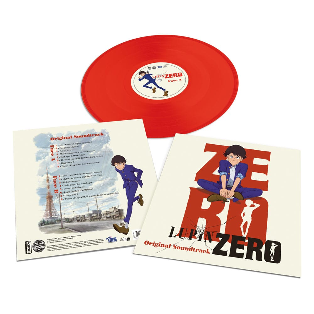 Lupin Zero Meilleure Sélection Piste Vinyle Rouge