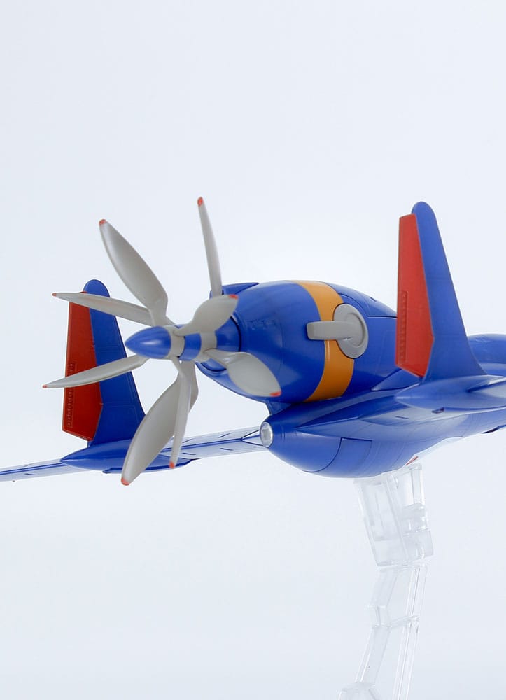 Royal Space Force: The Wings of Honnêamis Plastic Model Kit 1/72 Honneamise Oukoku Air Force Fighter Schira-DOW 3. (To-sæder) 21 cm