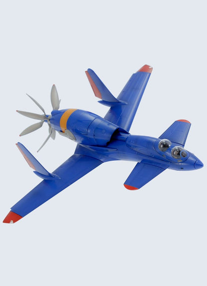 Royal Space Force: The Wings of Honnêamis Plastic Model Kit 1/72 Honneamise Oukoku Air Force Fighter Schira-DOW 3. (To-sæder) 21 cm