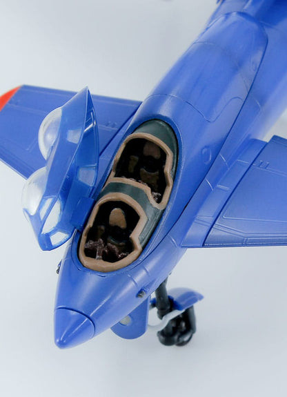 Royal Space Force: The Wings of Honnêamis Plastic Model Kit 1/72 Honneamise Oukoku Air Force Fighter Schira-DOW 3. (To-sæder) 21 cm