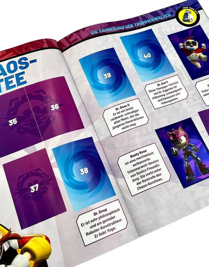 Sonic Prime Sticker Collection Album *German Version*