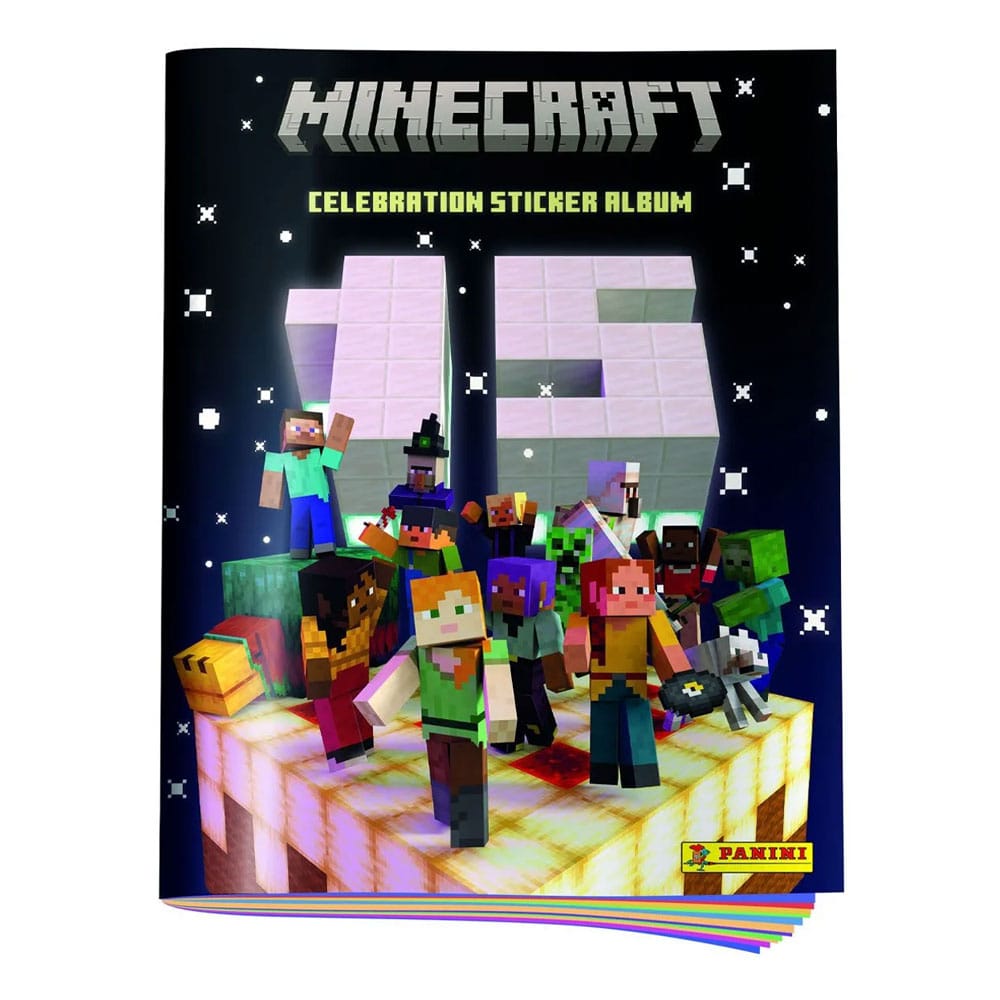 Minecraft Sticker Collection Album 15th Anniversary Celebration *German Version*