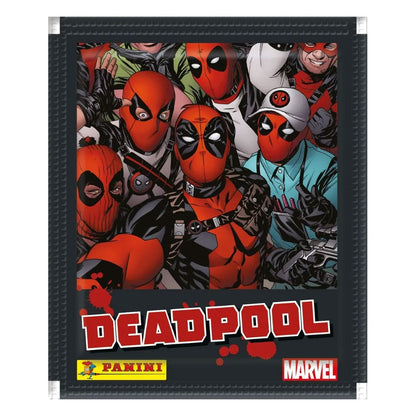 Deadpool Sticker & Trading Card Collection Display (36)