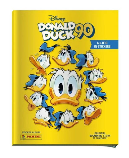 Donald Duck 90 Sticker & Trading Card Collection Album *German Version*