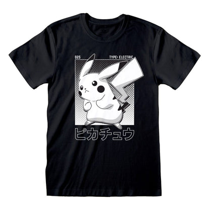 Pokemon T-Shirt Halftone Pikachu