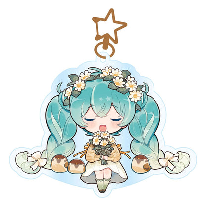 Hatsune Miku Acrylic Keynchain Kawaii Temps d'automne