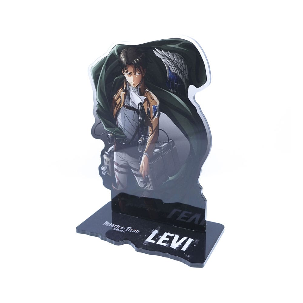 Attacco su Titano Figura acrilica Levi Battle-Ready 18 cm