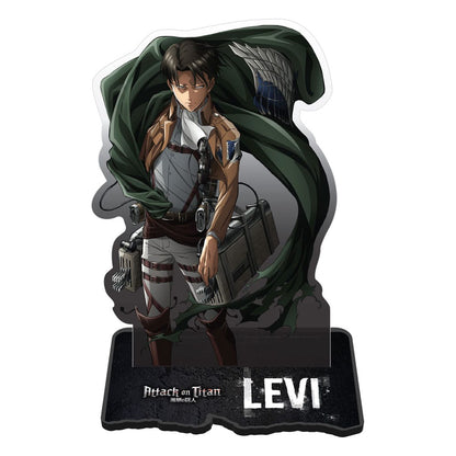 Attacco su Titano Figura acrilica Levi Battle-Ready 18 cm