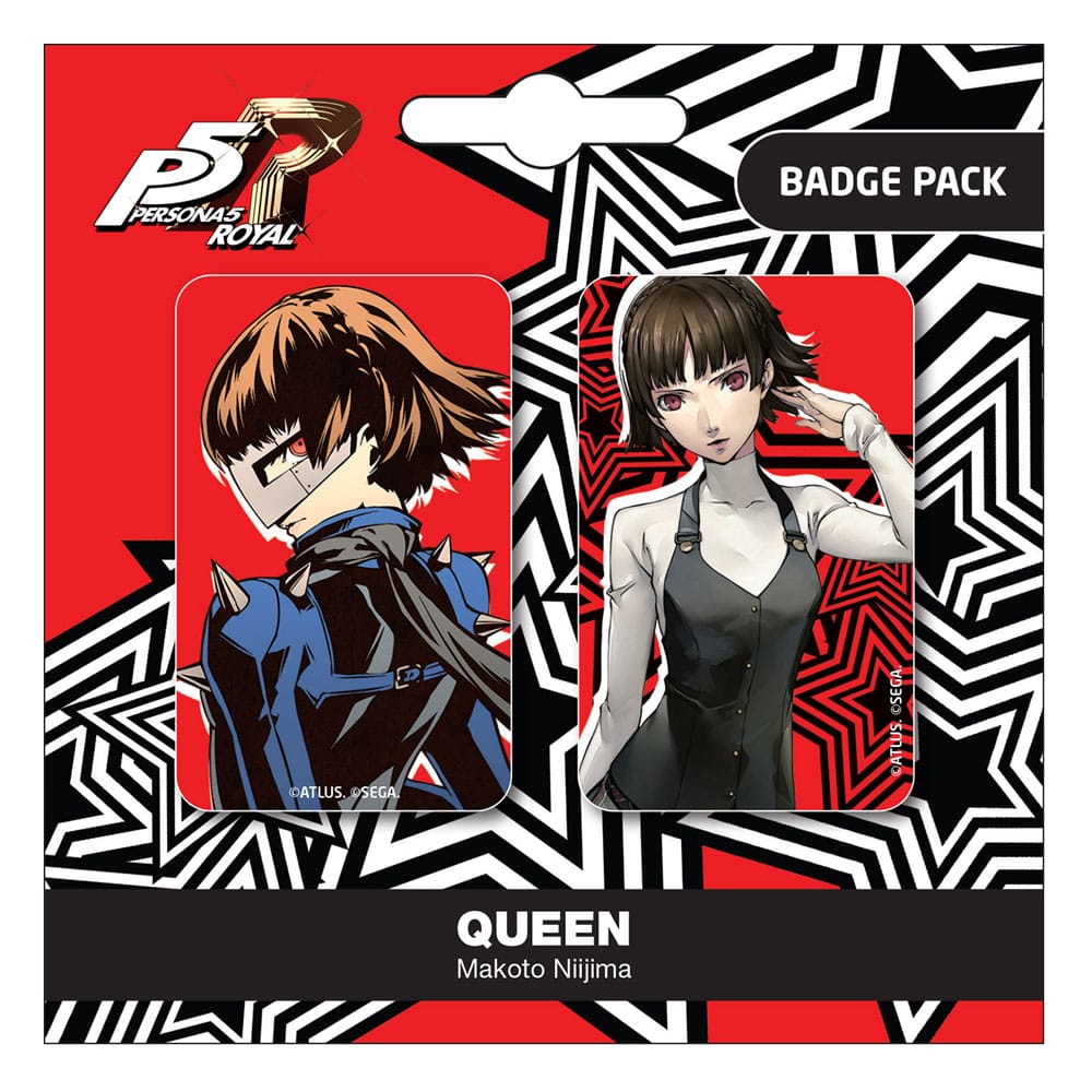 Persona 5 badge per pin reali da 2 pacchetti set d