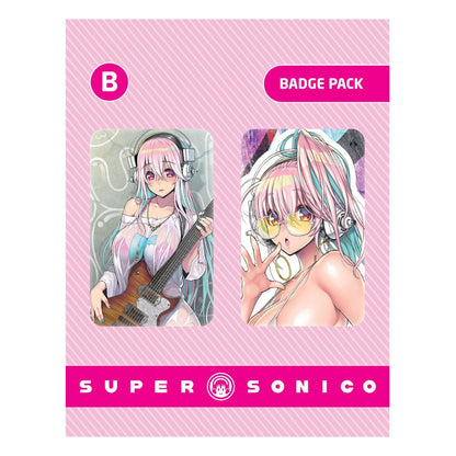 Super Sonico Pin-Abzeichen 2-Pack-Set B B