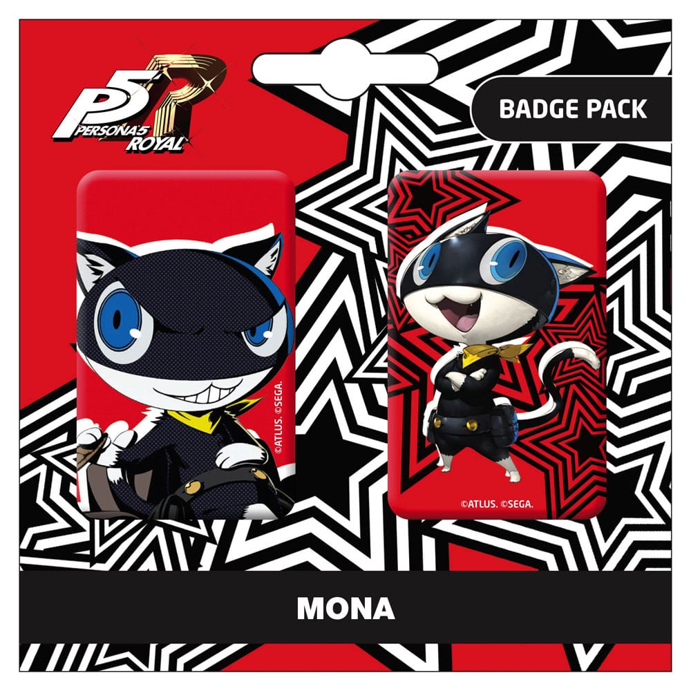 Persona 5 Royal Pin Badges 2-Pack Mona / Morgana