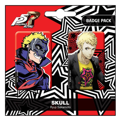 Persona 5 badge per pin reali da 2 pacchetti / ryui sakamoto