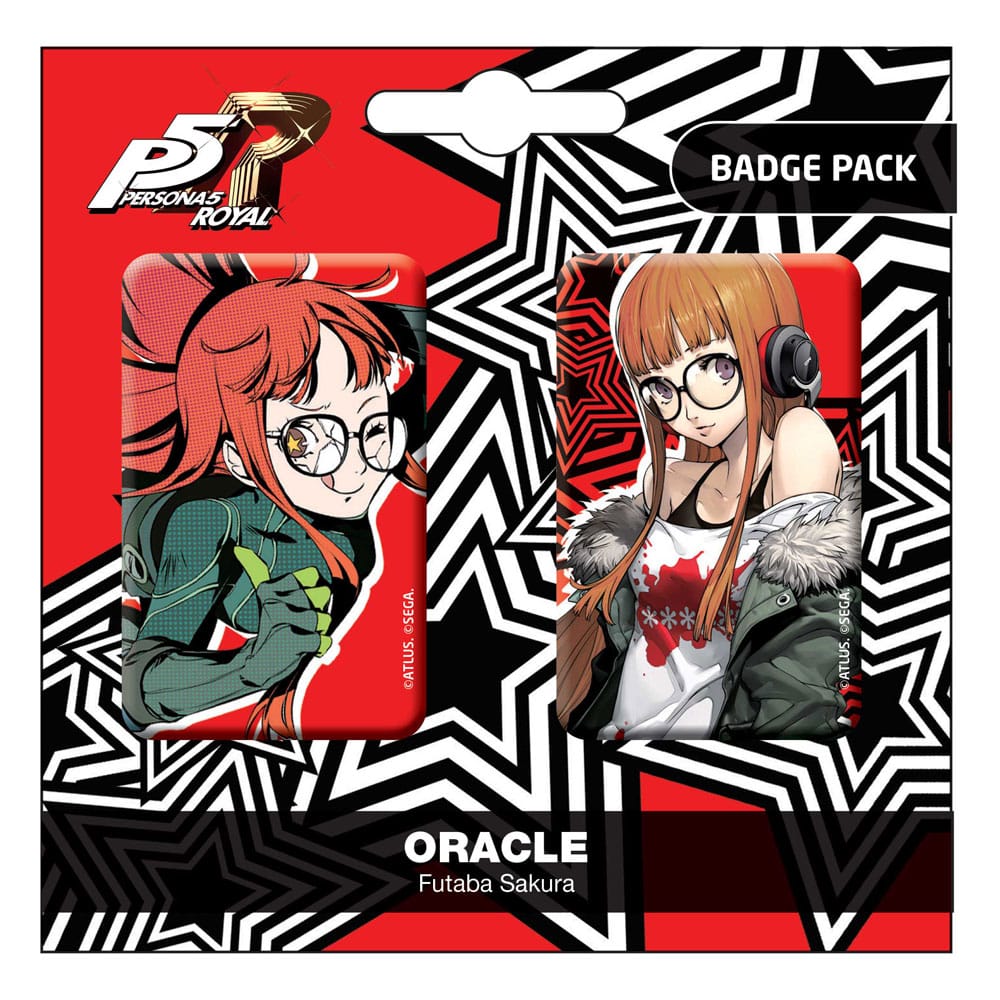 Persona 5 Royal Pin-Abzeichen 2-Pack Oracle / Futaba Sakura