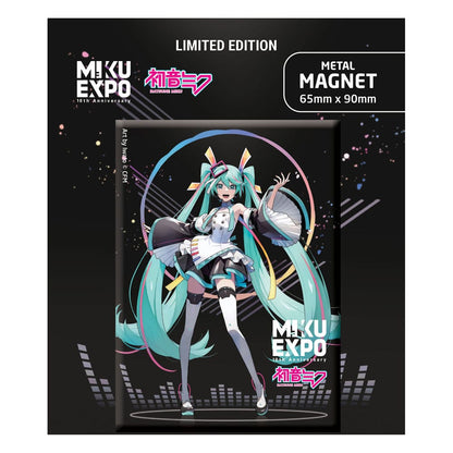 Hatsune Miku kylmagnet Miku Expo 10 -årsjubileumskonst av Iwato ver. Begränsad upplaga