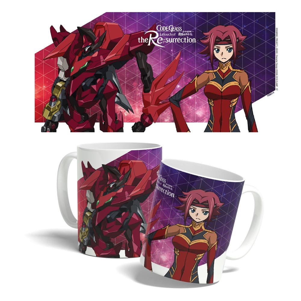 Code Geass Lelouch of the Re:surrection Mug Kallen Stadtfeld and Guren Special Type 325 ml