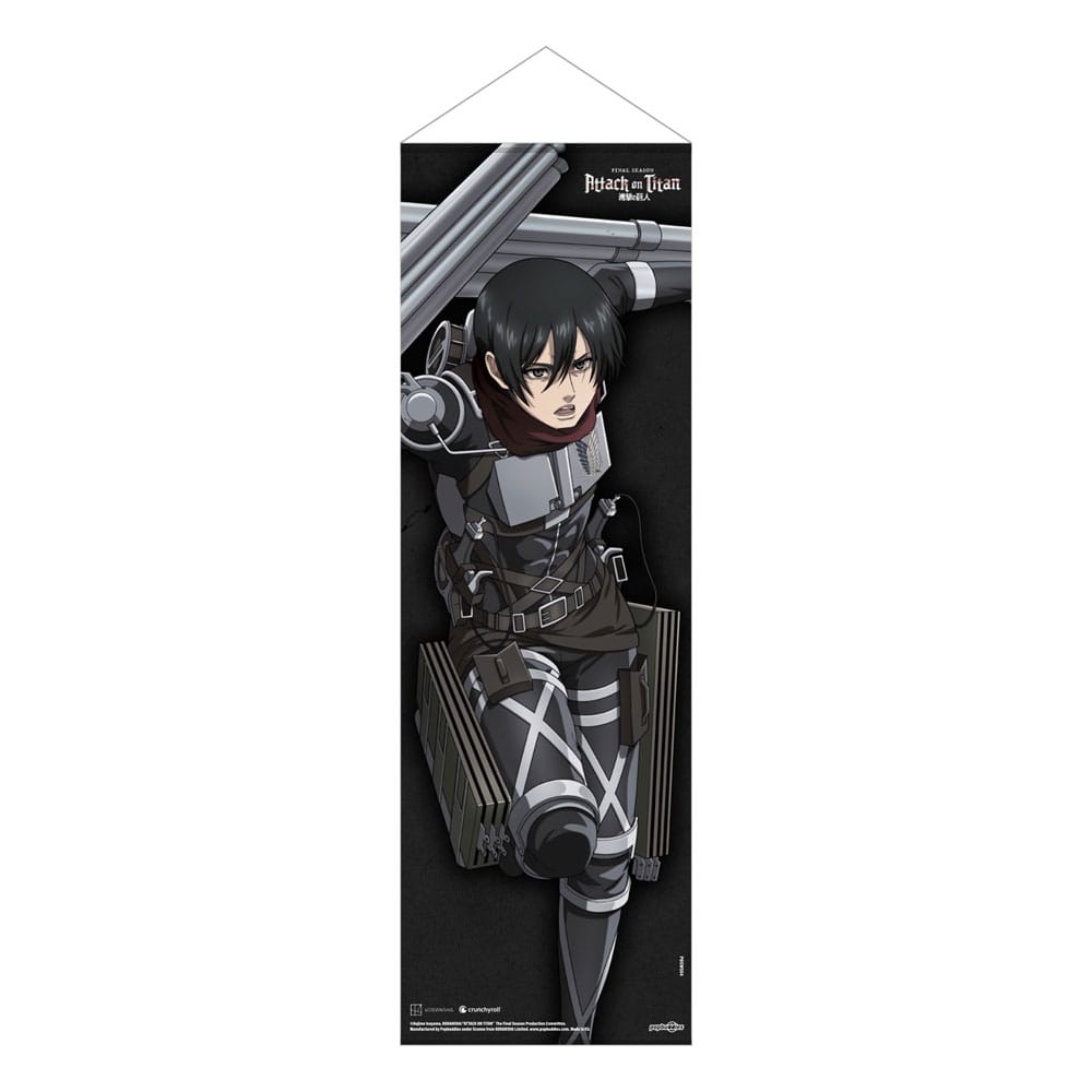 Attack på Titan: Den sista säsongen Slim Wallscroll Mikasa Ackermann 30 x 90 cm