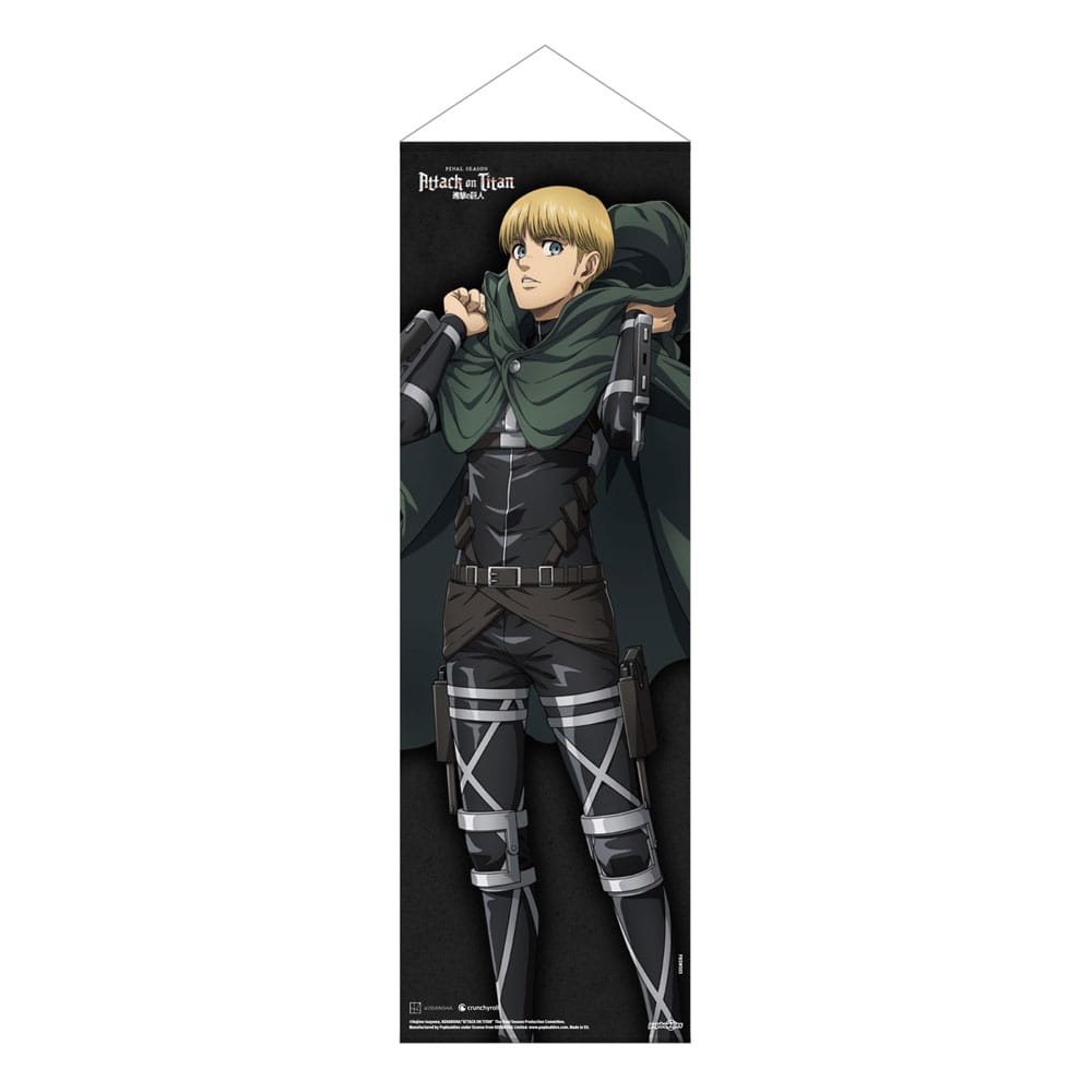 Attack on Titan: The Final Season Slim Wallscroll Armin Arlelt 30 x 90 cm