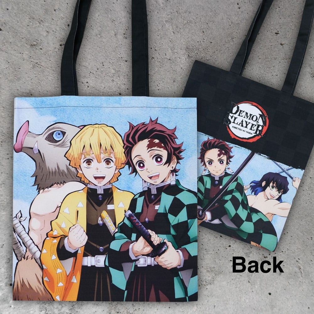 Demon Slayer: Kimetsu Hayır Yaiba Tote Çanta Inosuke, Zenitsu, Tanjiro