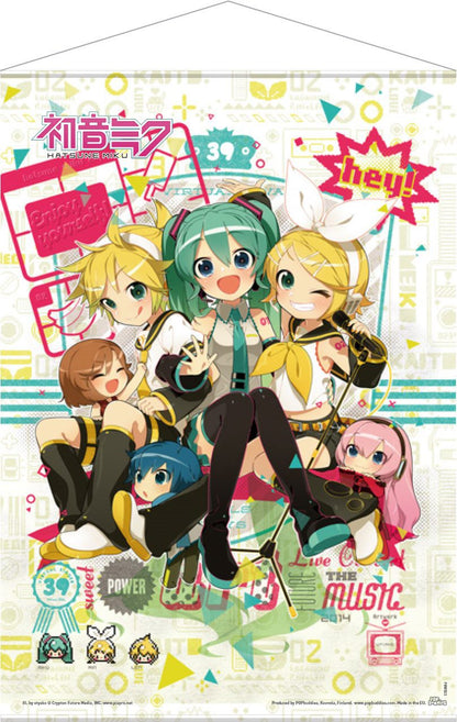Vocaloid Wallscroll Hey! Piapro karakterleri 50 x 70 cm