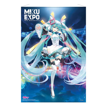 Hatsune Miku Wallscroll Miku Expo 10 -års jubilæum Limited Edition 61 x 91 cm