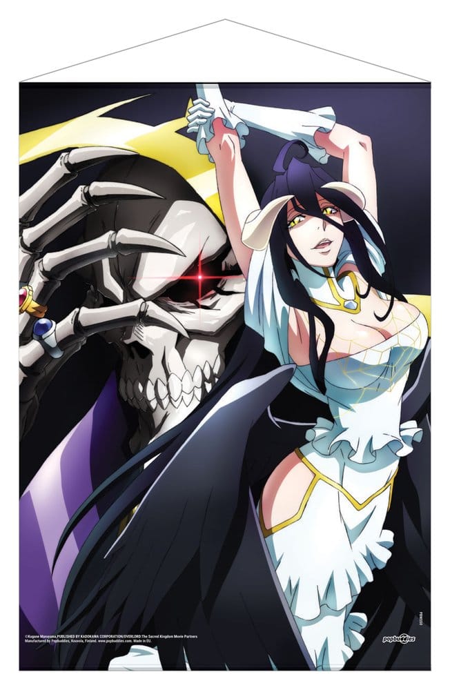 Overlord Wallscroll Ainz Ooal Abito e Albedo 50 x 70 cm