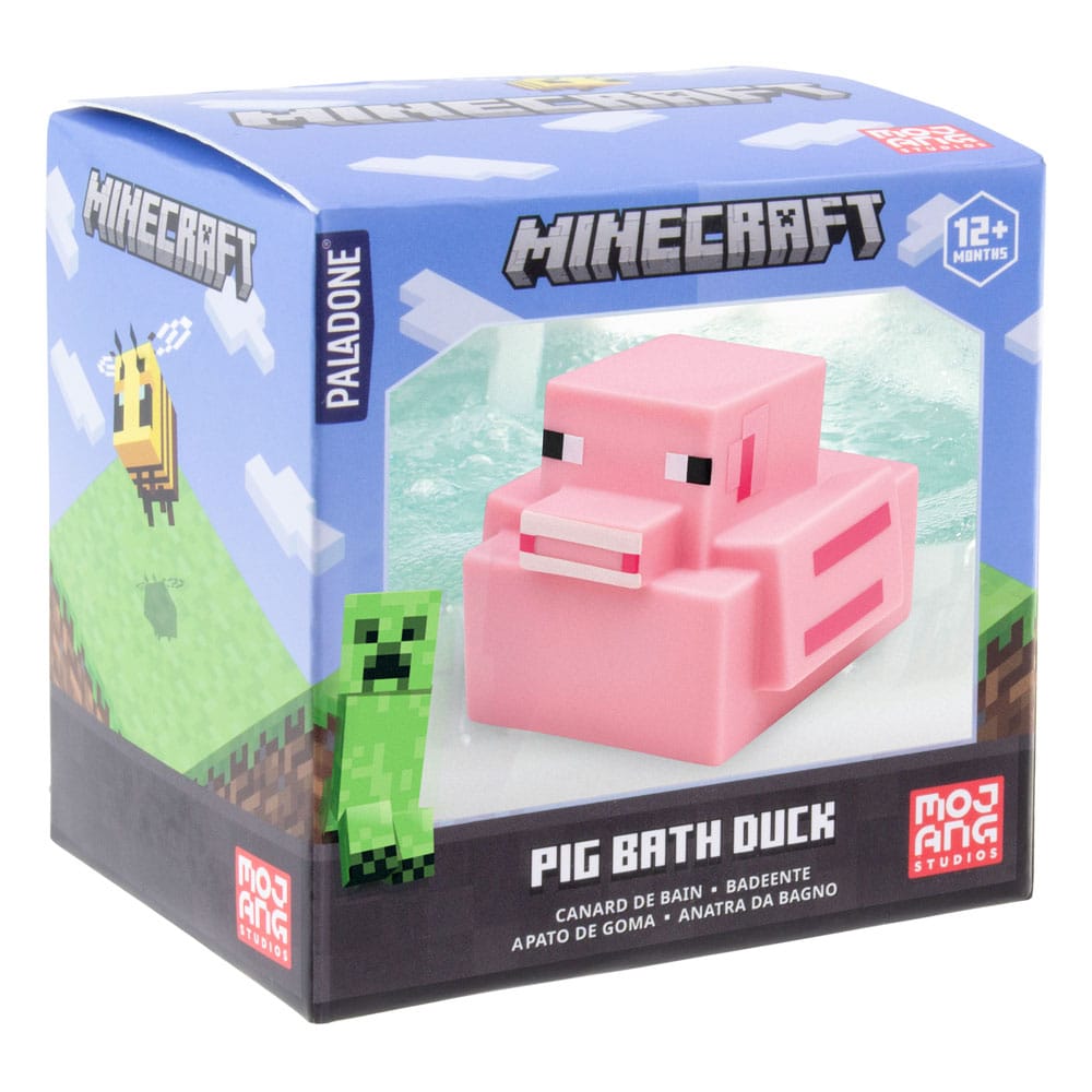 Minecraft Baño Pato Cerdo 6 cm