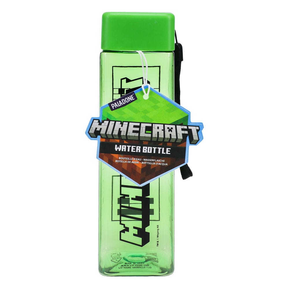 Minecraft waterfles vierkant gevormd