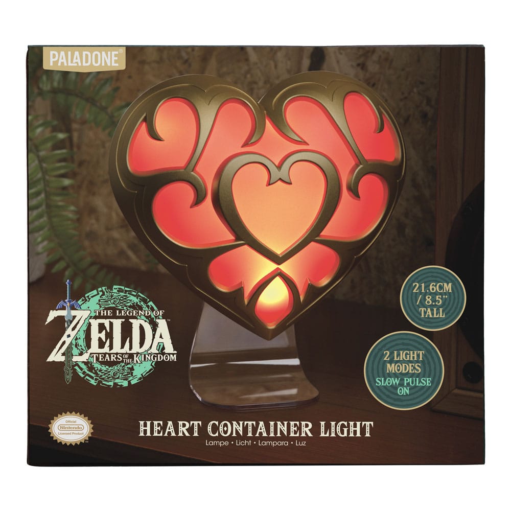 La légende de Zelda: Larmes of the Kingdom Light Heart Container 22 cm