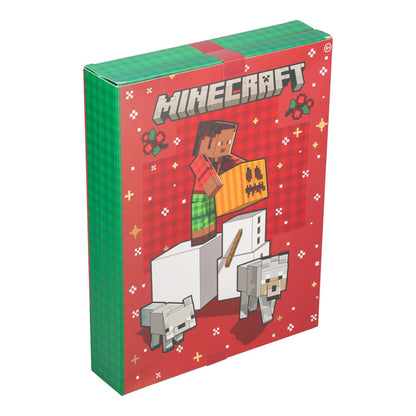 Minecraft adventskalender brevpapir 24 dage