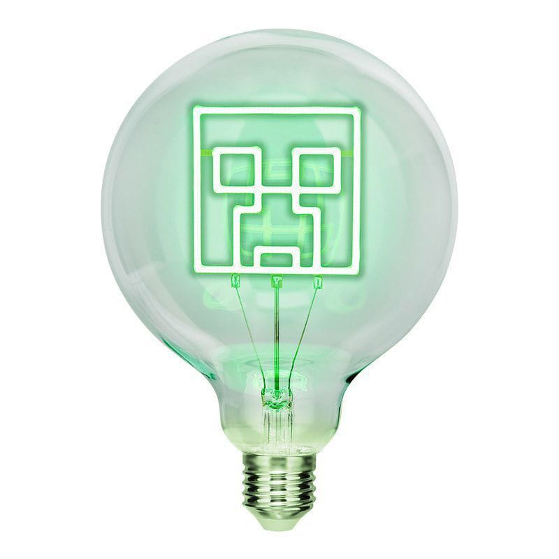Minecraft Neon LED -glödlampa Creeper