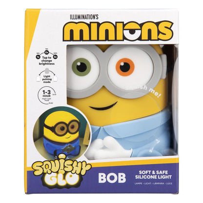 Minions squishy glo kisel ljus bob 15 cm