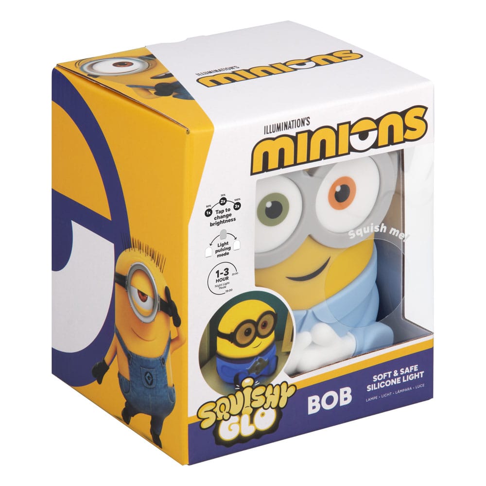 Minions squishy glo kisel ljus bob 15 cm