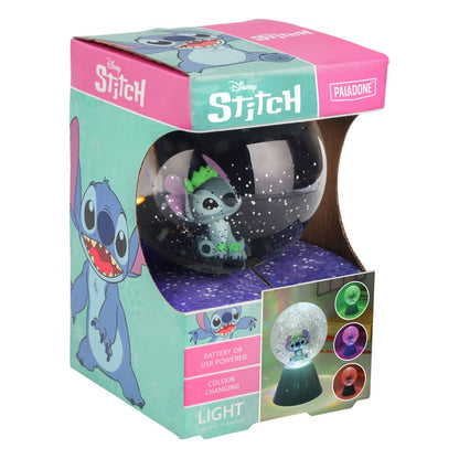 Lilo & Stitch LED-Lamp-Stich-Glitzerball 17 cm