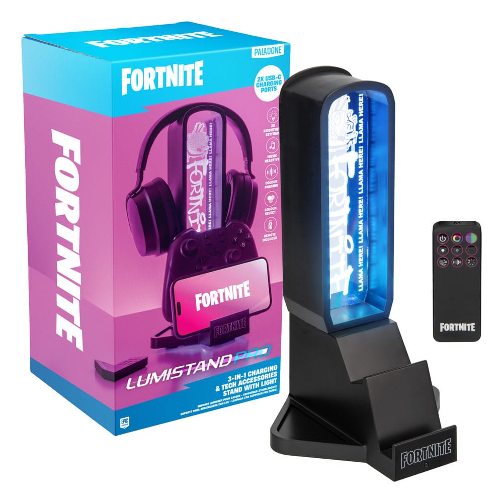 Fortnite Schreibtisch-Kopfhörerständer mit Licht 30 cm